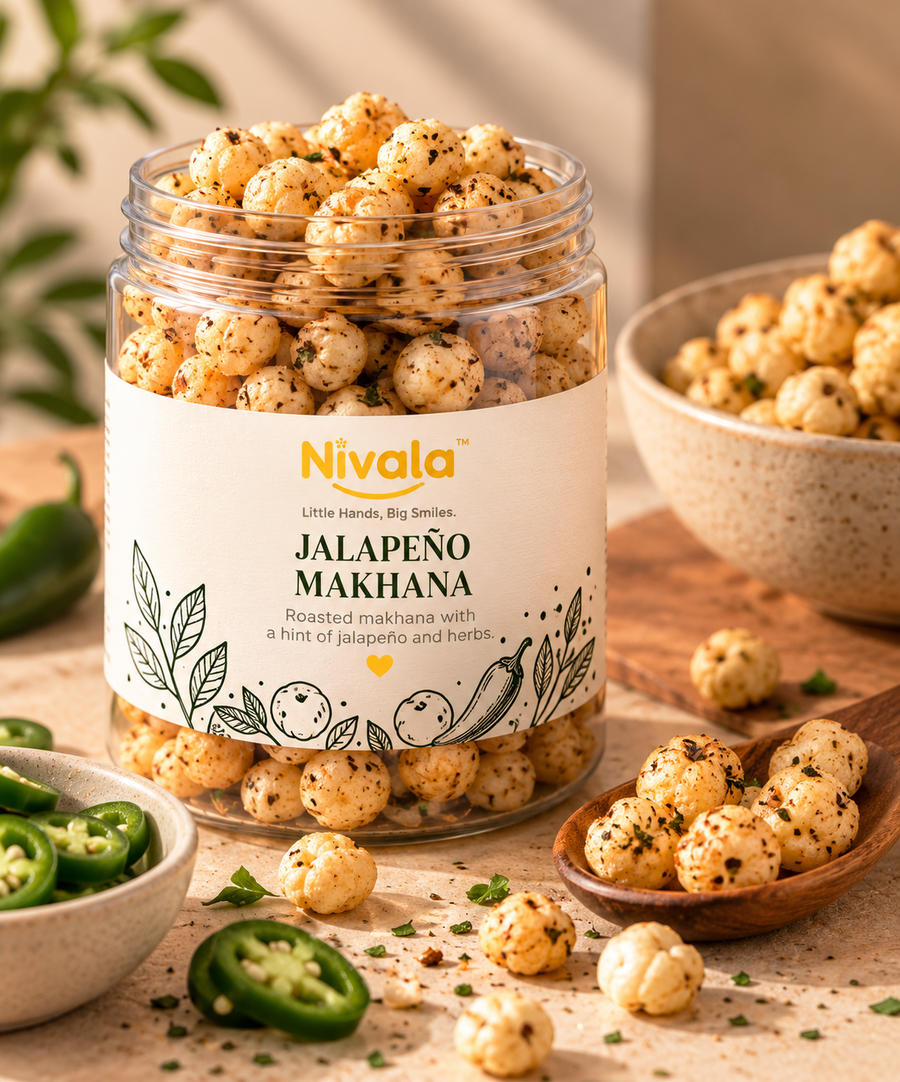 Nivala Jalapeño Makhana in a jar (2 of 2)